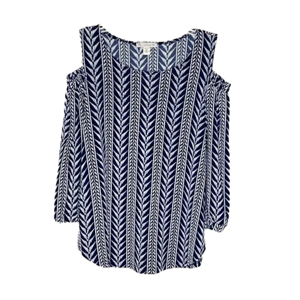 ❤️ 🆕 DB 1963 Cold Shoulder Blouse Size MP